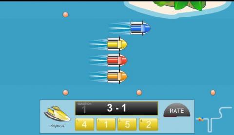 Jet Ski Subtraction Multiplayer Game image