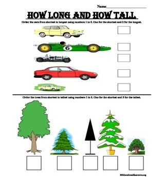 tall and long measurements
