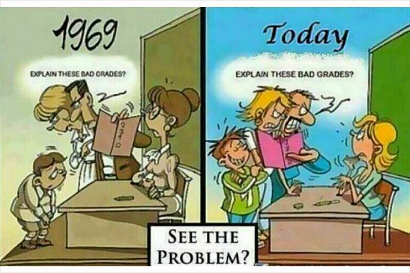 How times have changed in education.