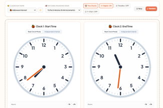 teach elapsed time with this time app