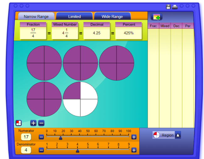 Fraction Models and Array Maker | EducationalResource.org