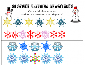 snow patterns math image