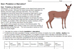 Predation or Starvation