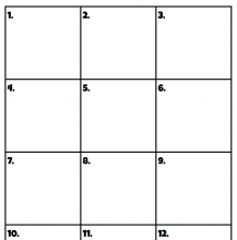 scratch paper for math with numbered boxes