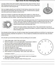 build a sundial 3rd grade resource image