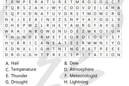Power of the Storm Word Search Image
