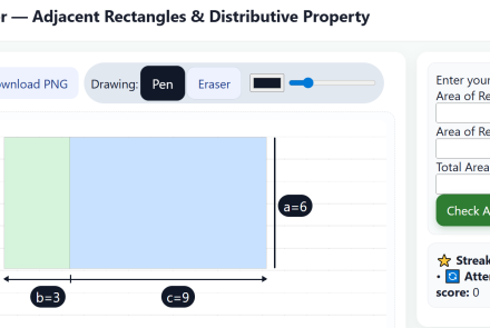 Area Builder Activity and Practice