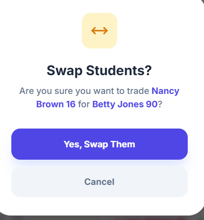 swap students