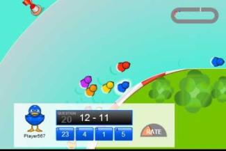 Subtraction Duck Race Game