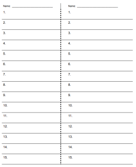 Spelling Worksheet Spelling Test