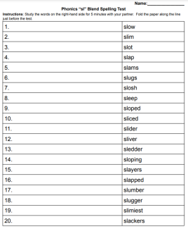 Phonic sl blend spelling test.pdf