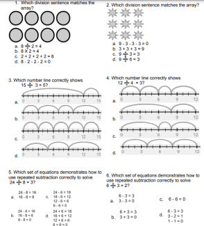 Strategies for Division Task Cards or Game image