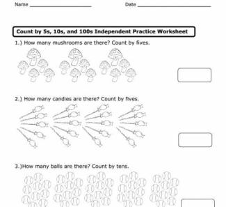 Get the skip counting worksheet