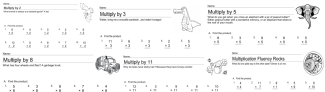Daily Math Skills Multiplication Worksheets
