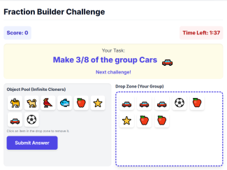 Fractions of Groups Challenge.