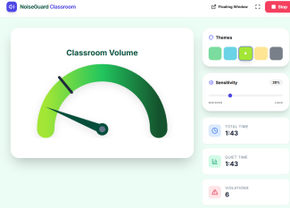 Classroom Noise Guard--Noise Level Monitor