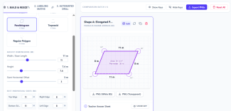 Shapes generator tool