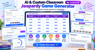 AI and Custom Classroom Jeopardy Game Generator