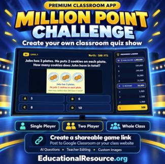 Million Point Challenge Game Maker Image