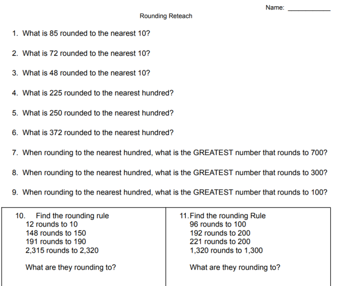 rounding reteach image