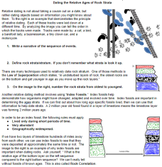 Relative dating lab image