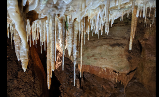 Stalactites cave image