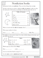 using table of contents and book index image