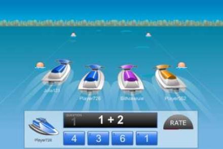 Jet ski addition game