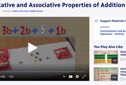 Commutative and Associative Properties of Addition Skittles Activity