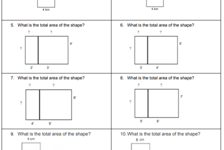 Area and Perimeter Reteach Worksheet