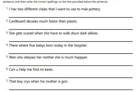 Words ending in 'y' misspelled 