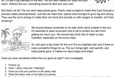 explore the sun experiment image