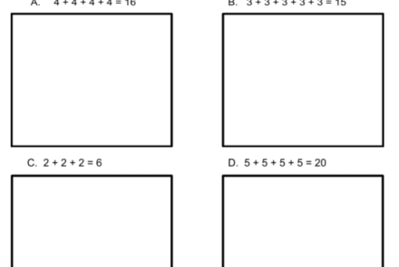 Modeling Arrays for Repeated Addition Equations