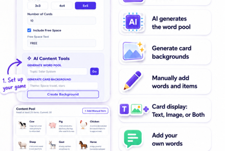 Create bingo cards like a pro