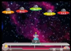 Alien Invasion Simple Addition Game