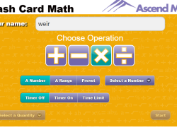Smart Board Flash Card Relay Game
