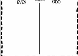 Odd or Even Addition Worksheet
