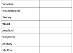 Prefix and Root Word Worksheet Free