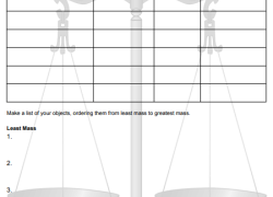 Finding the Mass of Objects