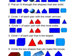 Shapes Worksheet Image