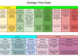 Geologic Time Scale Precambrian to Cenozoic