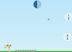 Identify That Fraction Sling Shot Game Image