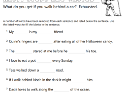 "st" Phonics Blends Close Reading Worksheet