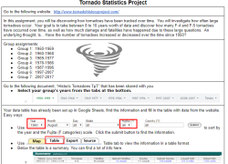 Earth Science Tornado Statistics Project