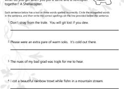 Find the Hidden Misspelled Words (Emphasis on 'tr' Blends) images
