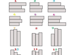 Compare lengths of three rectangles