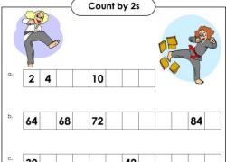 Get the Counting by 2s Worksheet