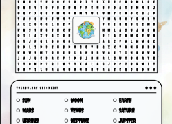 Our Solar System Word Search