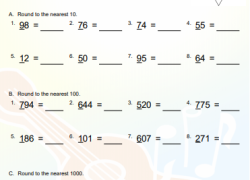Well Rounded: Rounding to 10s, 100s, 1000s worksheet