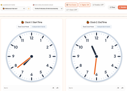 teach elapsed time with this time app